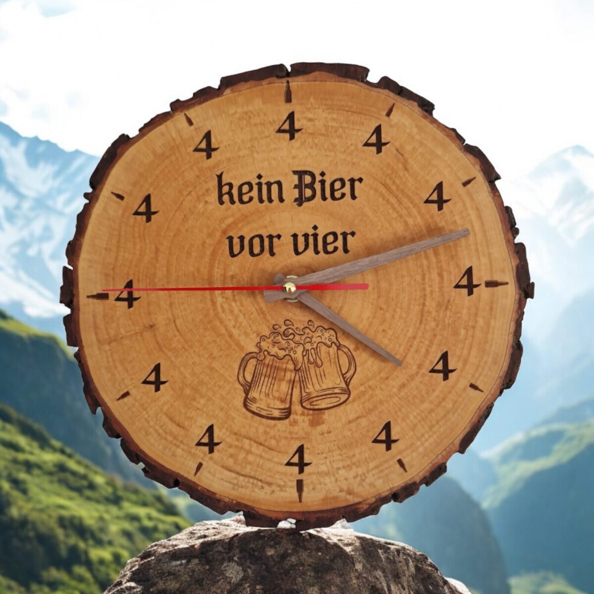Uhr bein bier vor vier