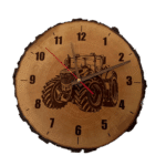 Uhr mit Traktor